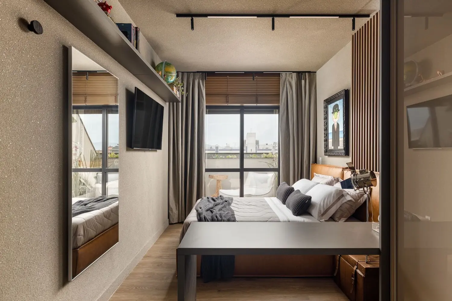 um quarto de casal projeto Evivva.